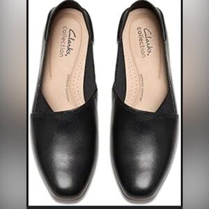 Clarks Women's Elegant Black Flats